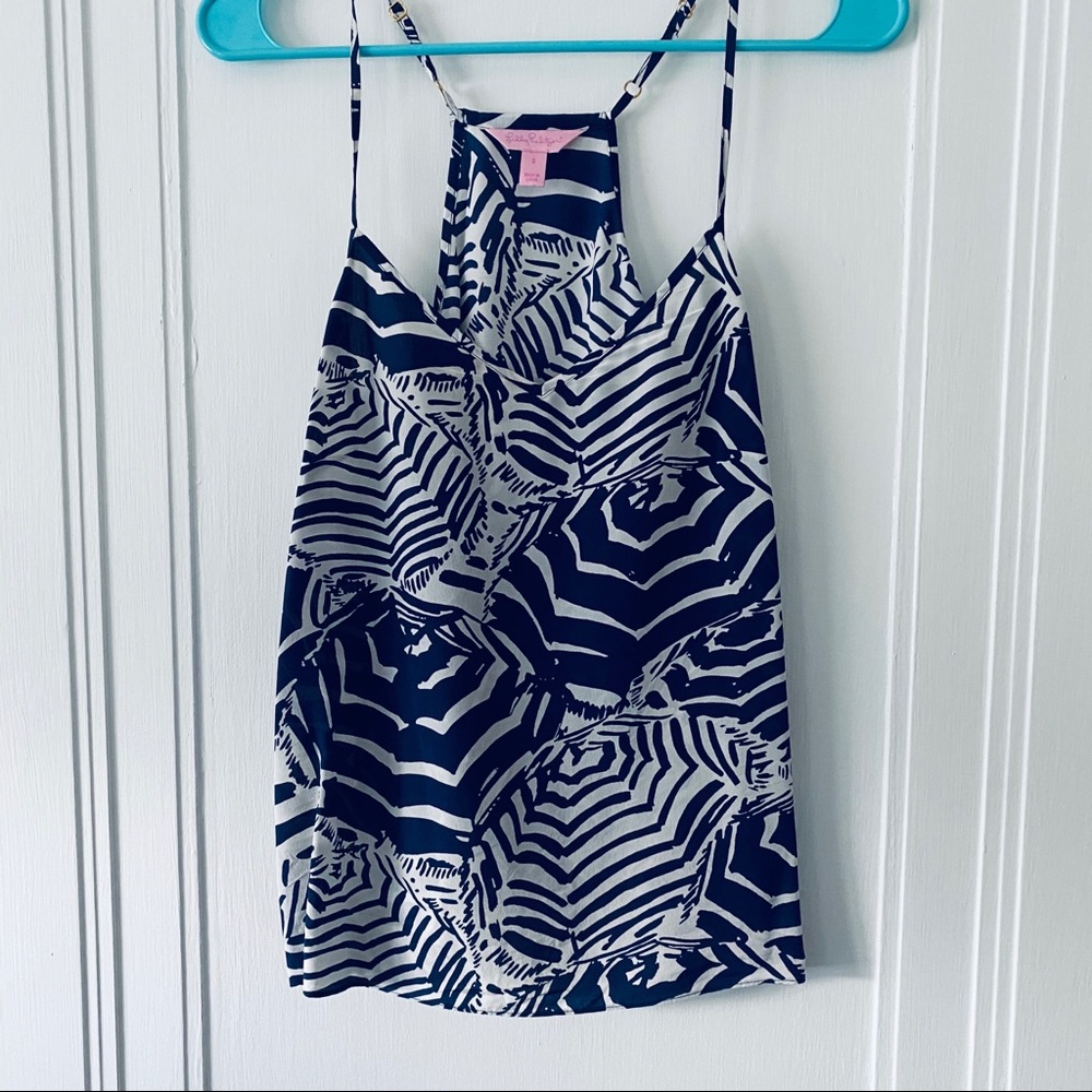 Small navy Lily Pulitzer cami tank top